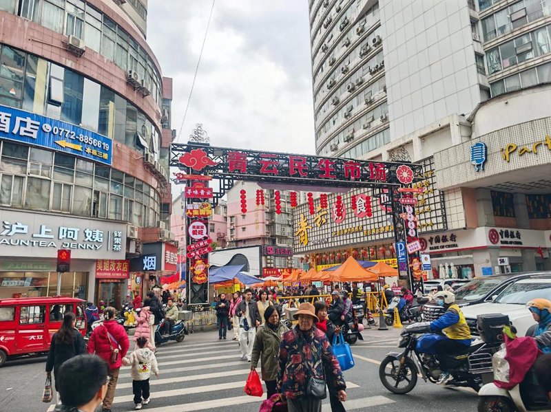 柳州市场的繁荣景象